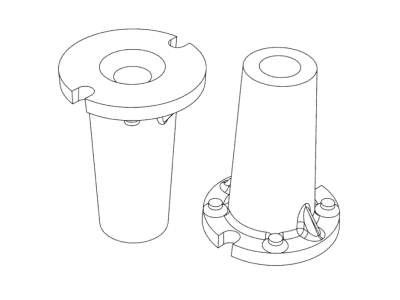 Drawing of H3-10-08-1000-KIT by Harper Engineering Co.