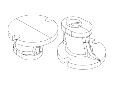 Drawing of H3-39-08-500-KIT by Harper Engineering Co.